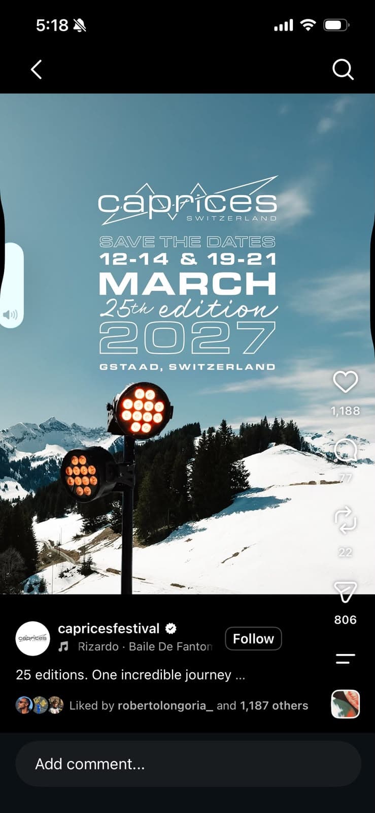 Caprices · Gstaad